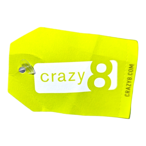 Crazy 8 Girls size 8 Button Up Cuffed Blue Jean Shorts - Picture 5 of 7